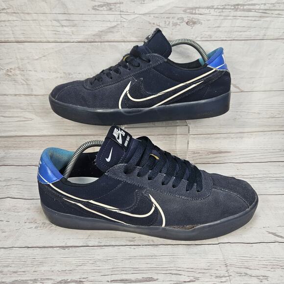 Nike Sb Bruin React T Size 10.5 CV5980-400 Blue Skateboarding Shoes - Picture 1 of 9